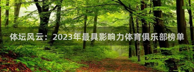 3377体育官网下载平台注册流程视频：体坛风云：2023年最