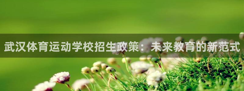 3377体育官方正版app娱乐平台：武汉体育运动学校招生政策